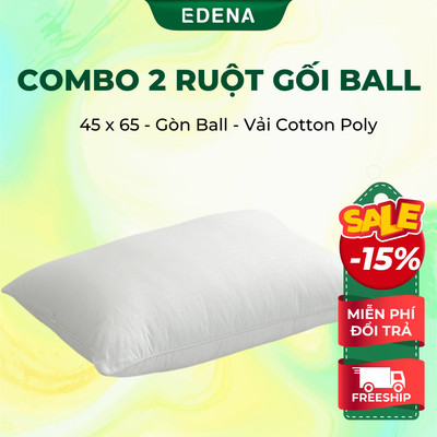 [Quà tặng ] Combo 2 ruột gối ball size 45*65 cm