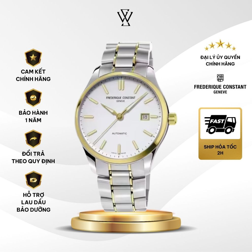 Đồng Hồ Nam Frederique Constant Classics FC-303NS5B3B  Kính Sapphire Máy Cơ/Automatic Size 40mm