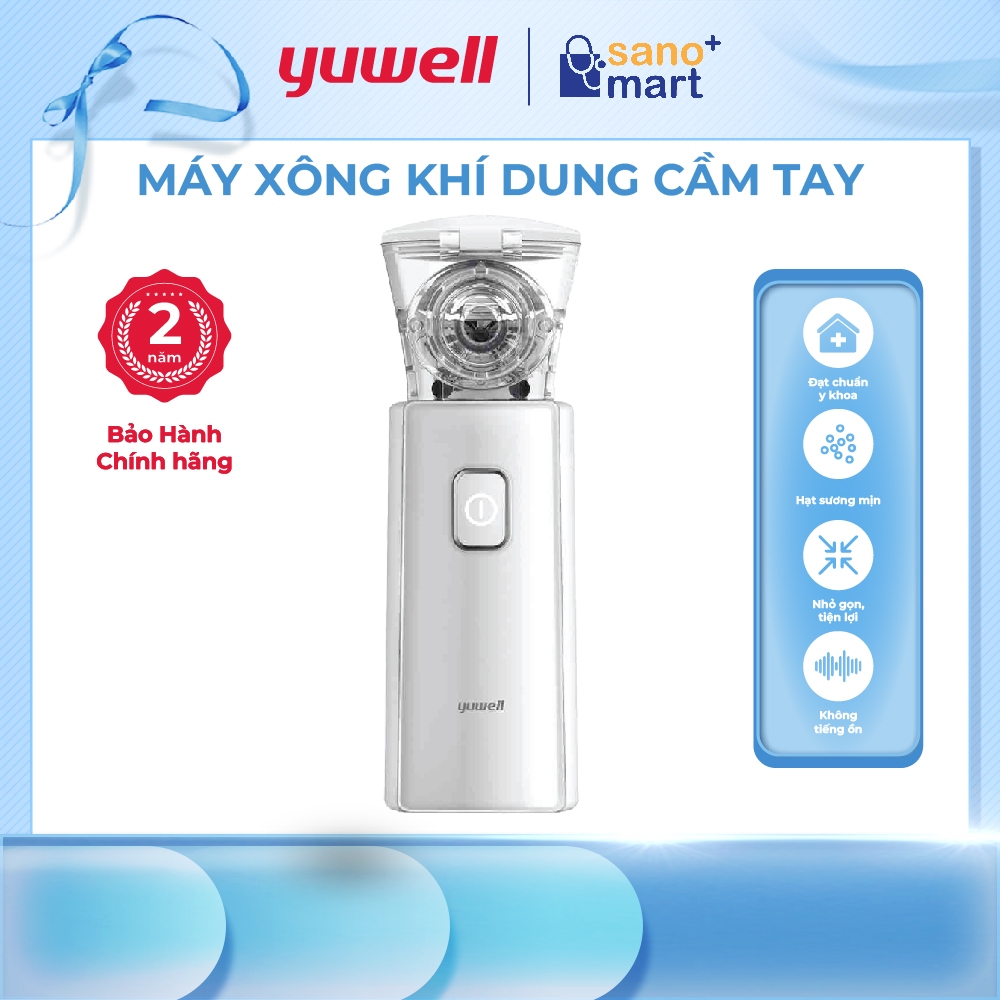 Máy xông khí dung mũi họng cầm tay Yuwell M103 - Bảo hành chính hãng 24 tháng