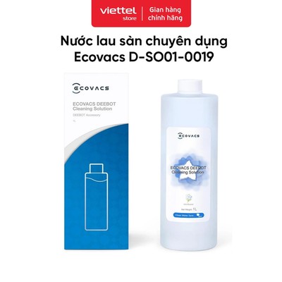 Nước Lau Sàn 1L Chuyên Dụng cho Deebot Ecovacs D-SO01-0019 Chính Hãng