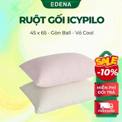 Ruột gối Icy Pilo Edena lớp vải cool mát lạnh, gòn ball cao cấp