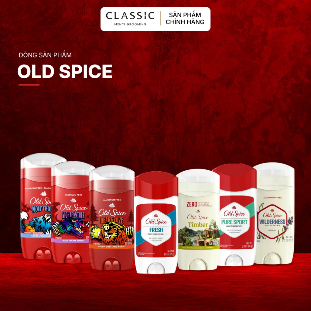 Lăn Khử Mùi Old Spice 85g