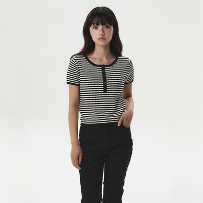Áo Sweater WHO.A.U Skashi Henley neck Pullover [B]_WHKAG2451F