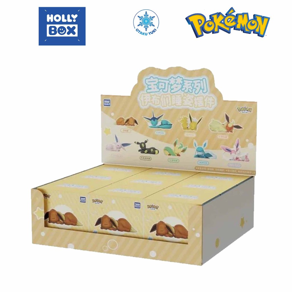 [Full Box] Mô Hình Blind Box Eevee Sleeping Position Series (Holly Box)
