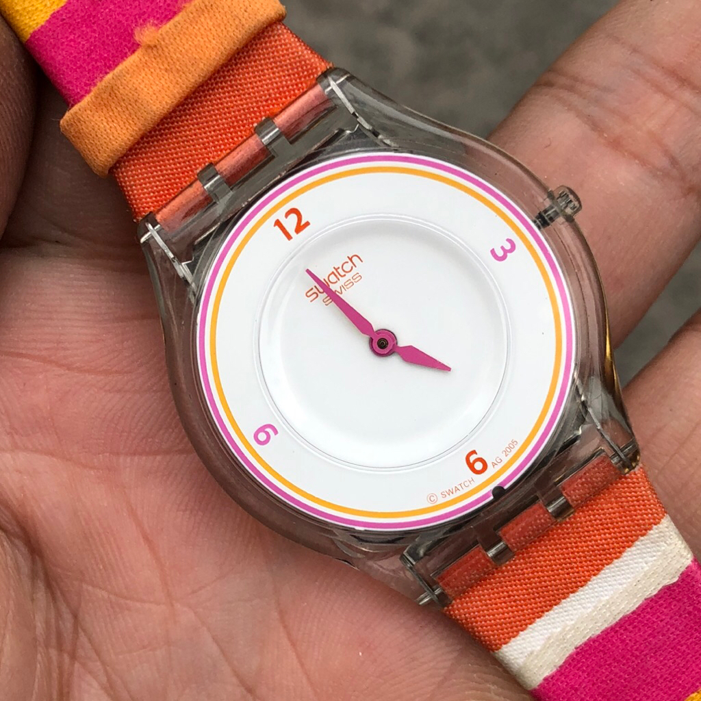 Đồng hồ Nam Nữ Swatch Swiss Skin siêu mỏng