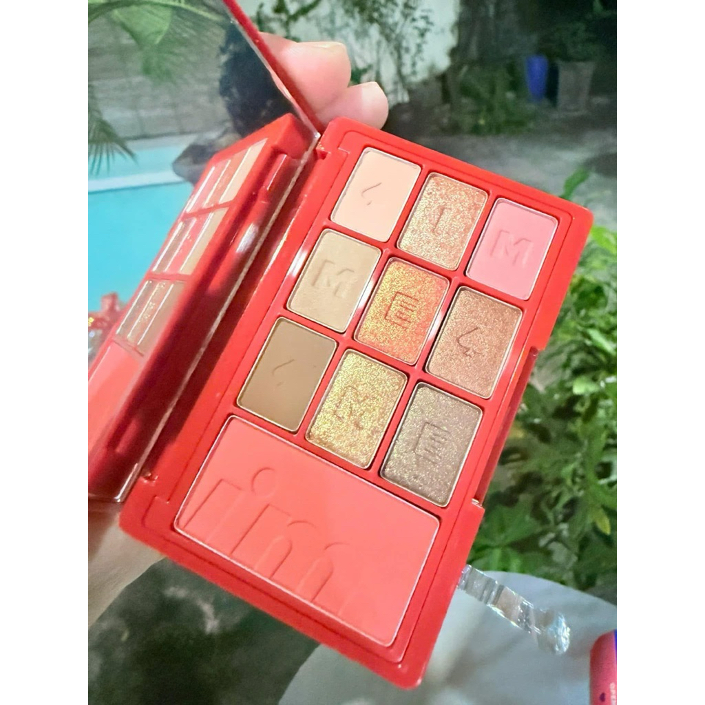 Bảng Phấn Mắt 9 Màu Và Má Hồng I'm Meme Hidden Card Palette Launchin