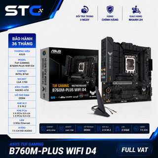 [Full Vat ] Mainboard Asus TUF Gaming B760M-Plus WIFI D4 - Hàng mới 100%  - Bảo hành 36 Tháng