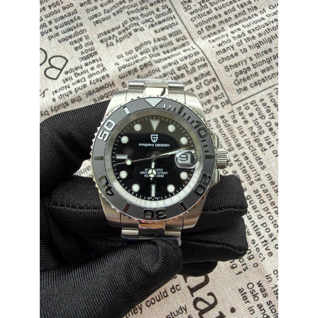Đồng hồ cơ nam Pagani Design PD 1651 Yachtmaster mặt kính sapphire chống nước sang trọng