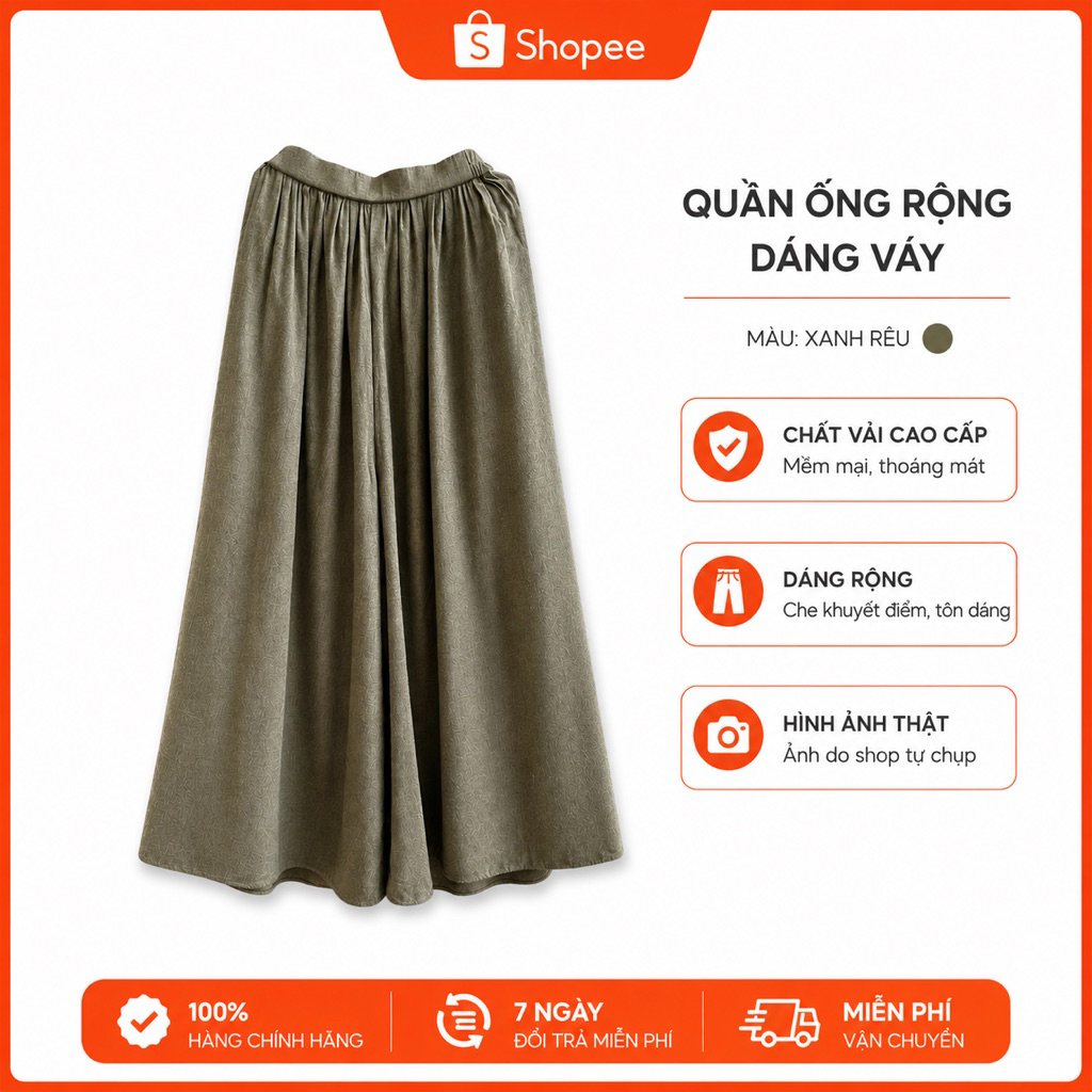 Thanh lý quần Rayon Uniqlo Auth siêu mát