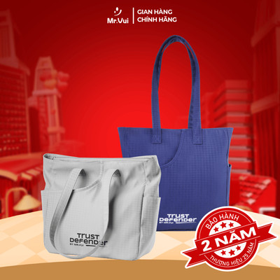 Túi Tote Thời Trang 005 Mr Vui, Túi Xách Du Lịch Nam Nữ Phong Cách Hàn Quốc Chống Thấm