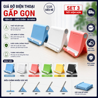 Giá Đỡ Điện Thoại (SET 3 CÁI) Để Bàn Hình Chữ V Nhỏ Gọn, Dễ Sử Dụng, Tiện Lợi