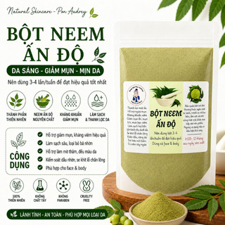 1kg bột lá neem nguyên chất 100% thiên nhiên giảm mụn kiềm dầu thu nhỏ lỗ chân lông