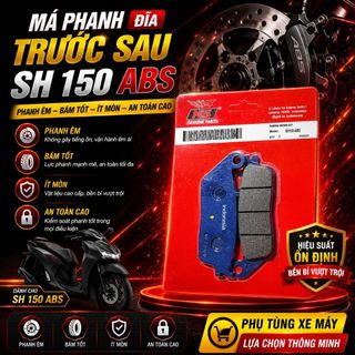 Má Phanh (Bố Thắng) Đĩa Trước Sau SH 150 ABS | Phanh Êm – Bám Tốt – Ít Mòn – indo