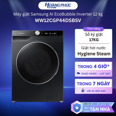 WW12CGP44DSBSV | WW14BB944DGHSV - Máy Giặt Samsung AI EcoBubble Inverter 12Kg | 14Kg {Ship HCM 0Đ}
