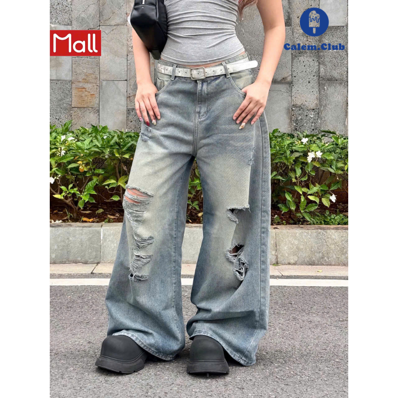 Calem.Club - Quần Jeans Ver.3 Dài Fold Series chất liệu Denim form nam nữ phong cách trẻ trung năng 