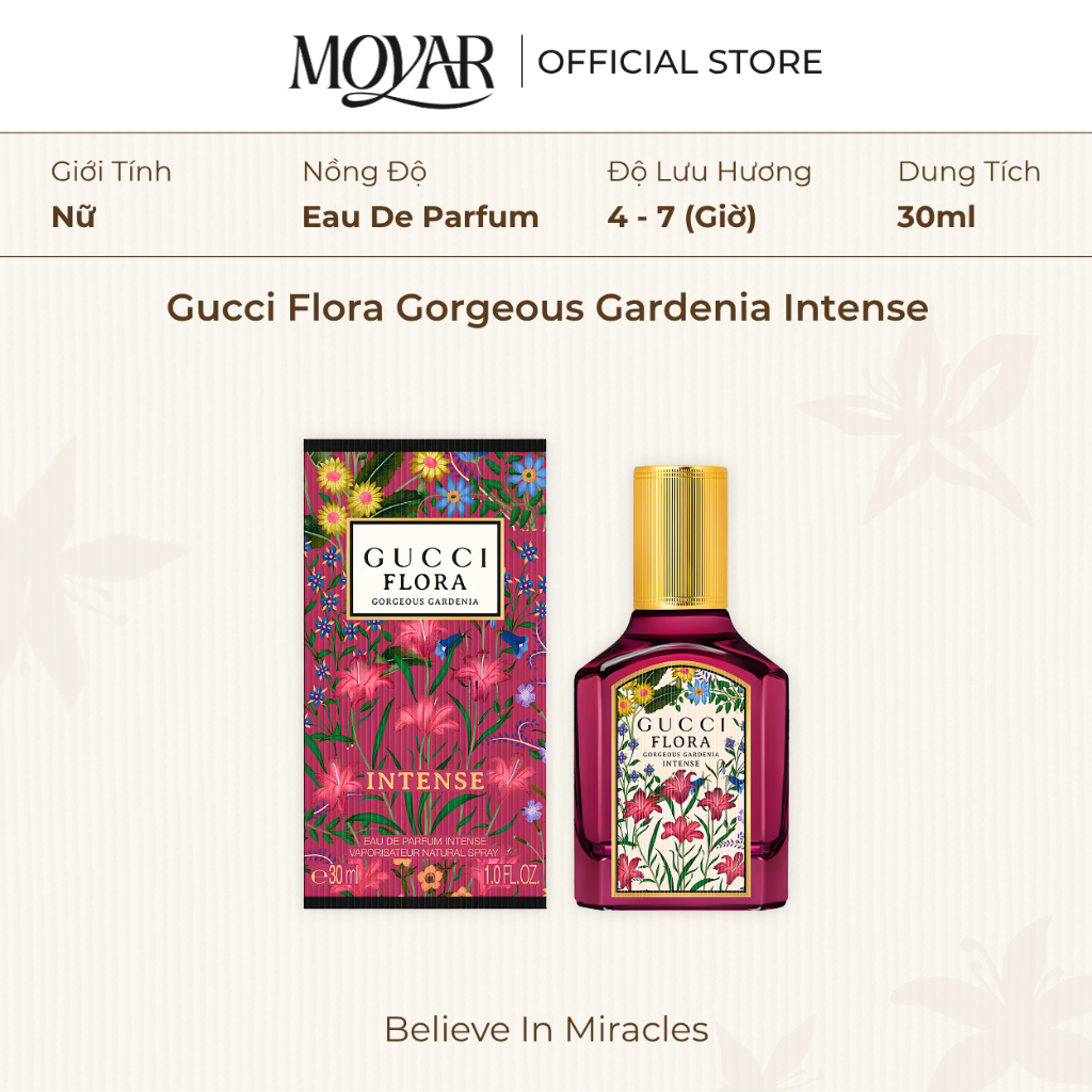 Nước Hoa Gucci Flora Gorgeous Gardenia Intense | Nước Hoa Nữ | Moyar Perfume