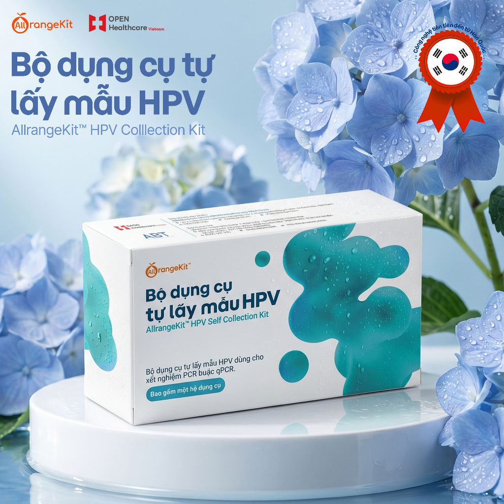 [CHE TÊN] Bộ Kit Test Tự Xét Nghiệm HPV Tại Nhà Cho Nữ - Tầm Soát 14 Tuýp Ung Thư Cổ Tử Cung
