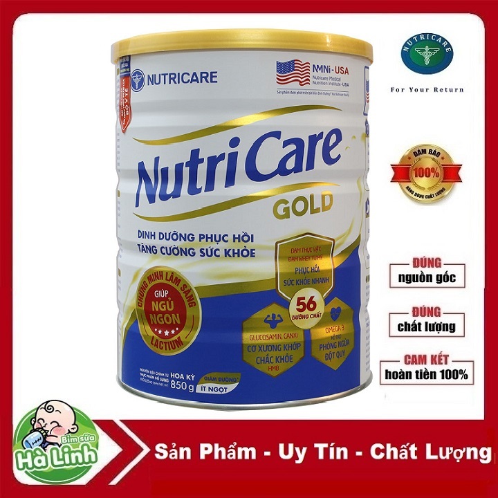 Sữa Nutricare Gold 850g [Date 2028]..