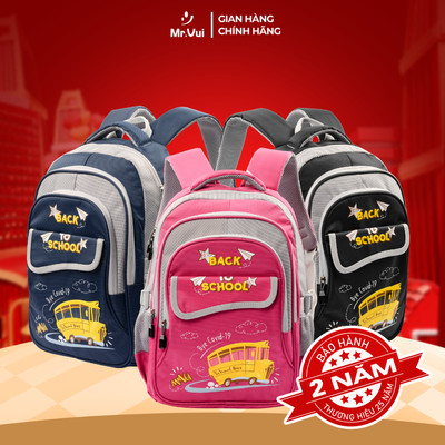 Balo thời trang Mr Vui BLTEEN 871, cặp sách cho bé học cấp 1, học sinh in hình dễ thương, cute