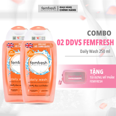 [MUA 2 TẶNG 1] Dung Dịch Vệ Sinh Phụ Nữ Femfresh Daily Intimate Wash Dùng Hàng Ngày - 250ml đến từ Anh Quốc