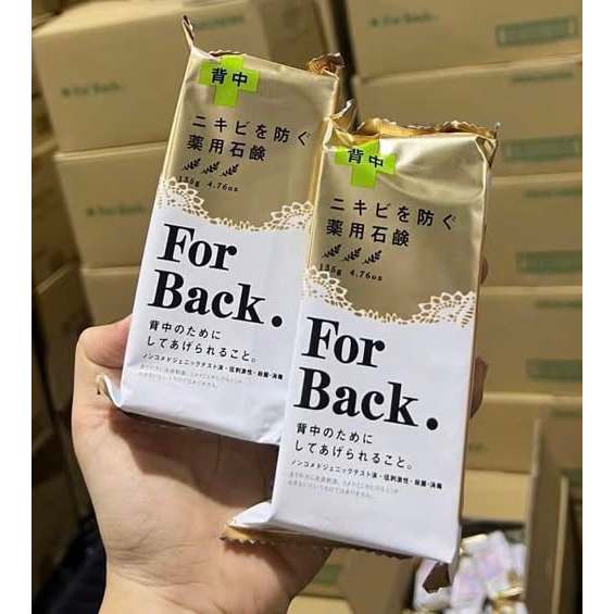 Xà Phòng Pelican For Back Mediacated Soap Giảm Mụn Lưng 135g Nhật Bản