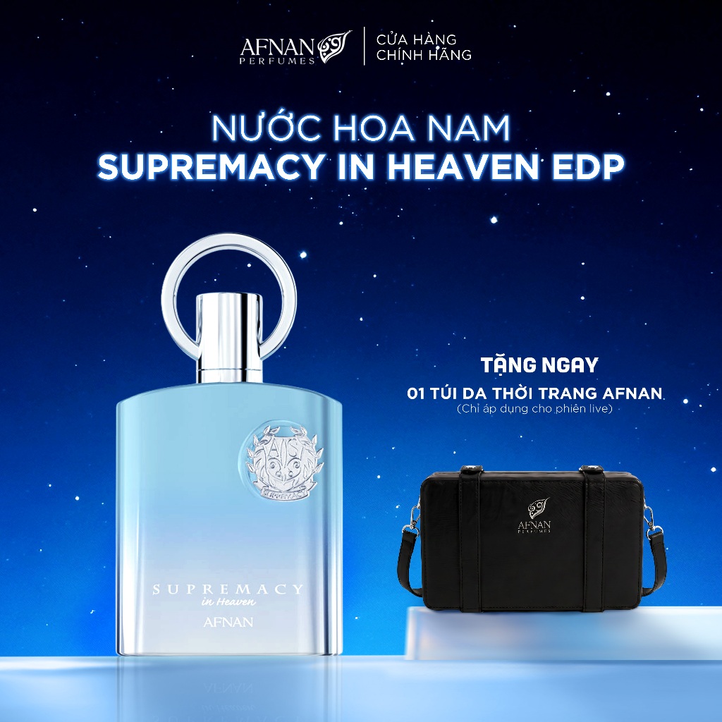 Nước Hoa Nam Afnan Supremacy In Heaven EDP 100ml - Nốt Hương Thanh Khiết, Tinh Tế