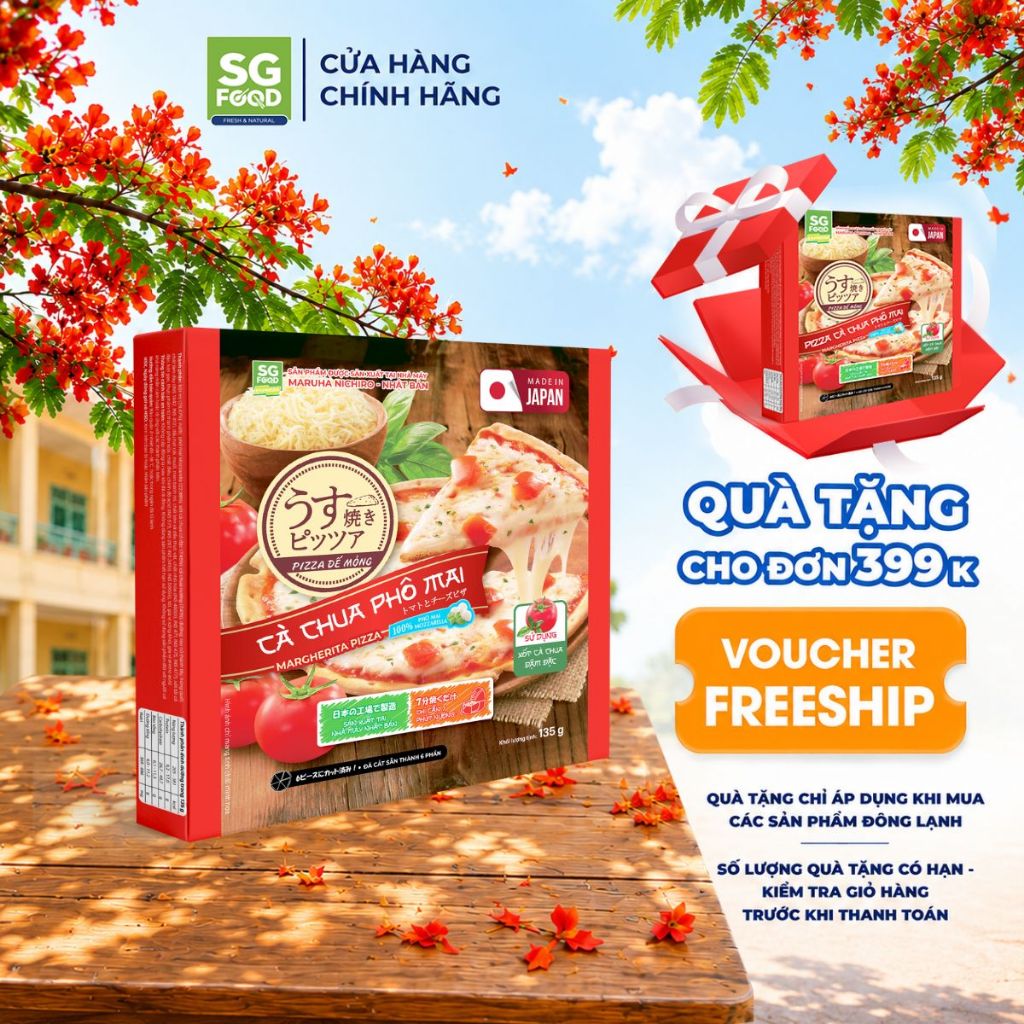 [Đông lạnh] Pizza Nhập Khẩu Nhật Bản SG Food