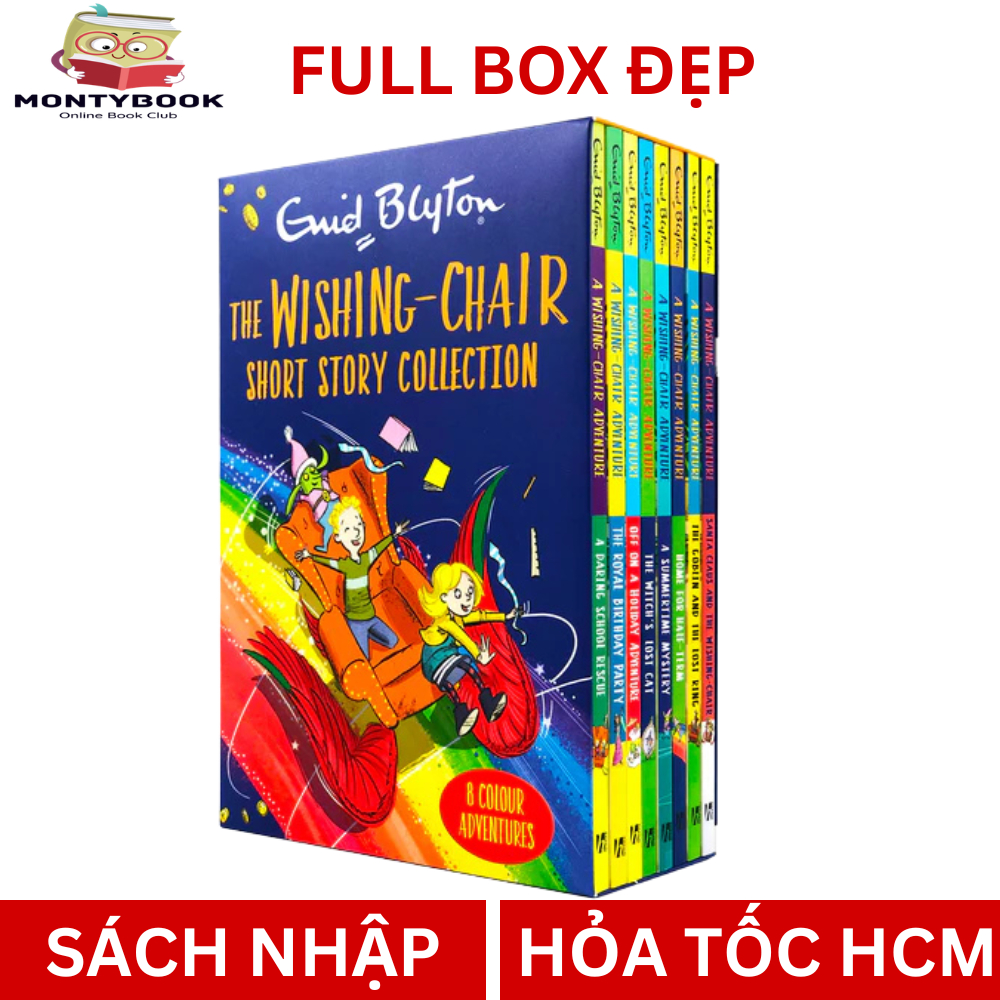 Sách Enid Blyton The Wishing Chair Short Story Collection 8 cuốn full box