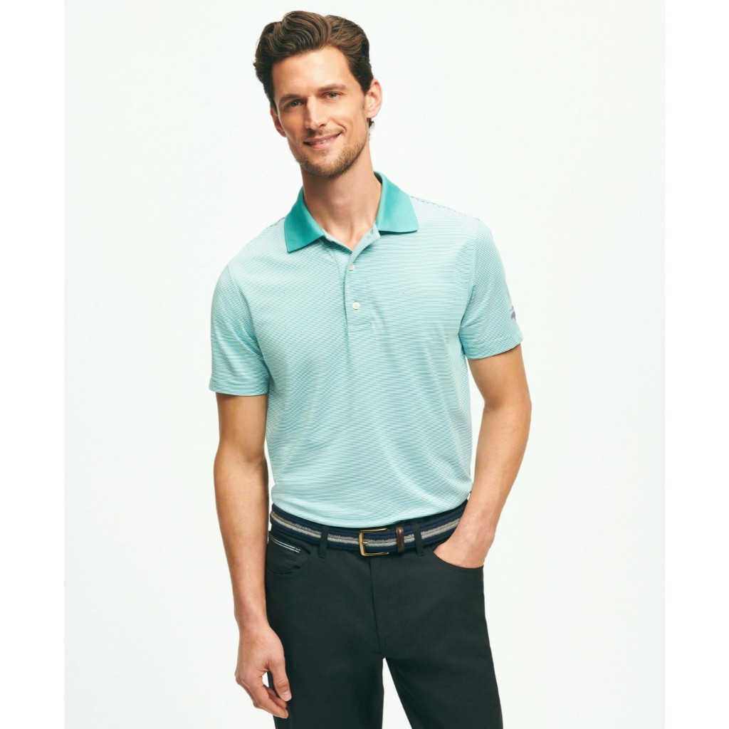 Brooks Brothers Áo Polo KNT GOLF MICRO STP POLO