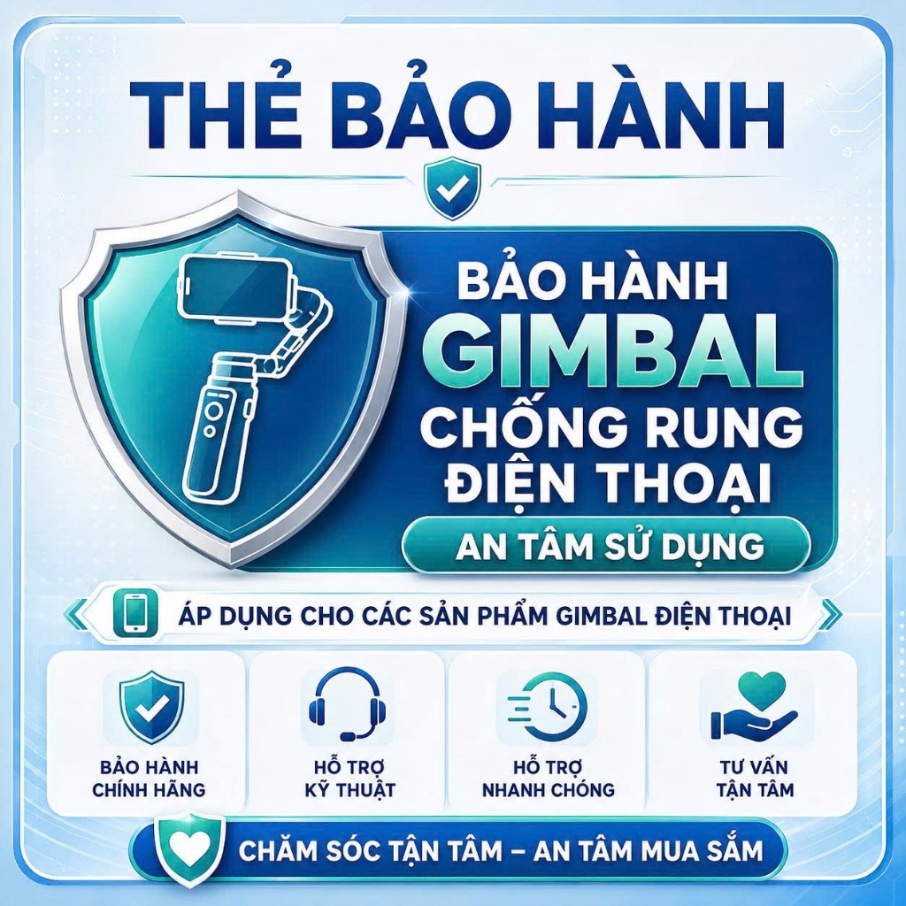 [Thẻ Bảo Hành 24 Tháng] Gimbal chống rung điện thoại chính hãng shop Relax Store