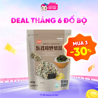 Rong biển Rắc cơm Hàn Quốc BADAONE vị Truyền thống