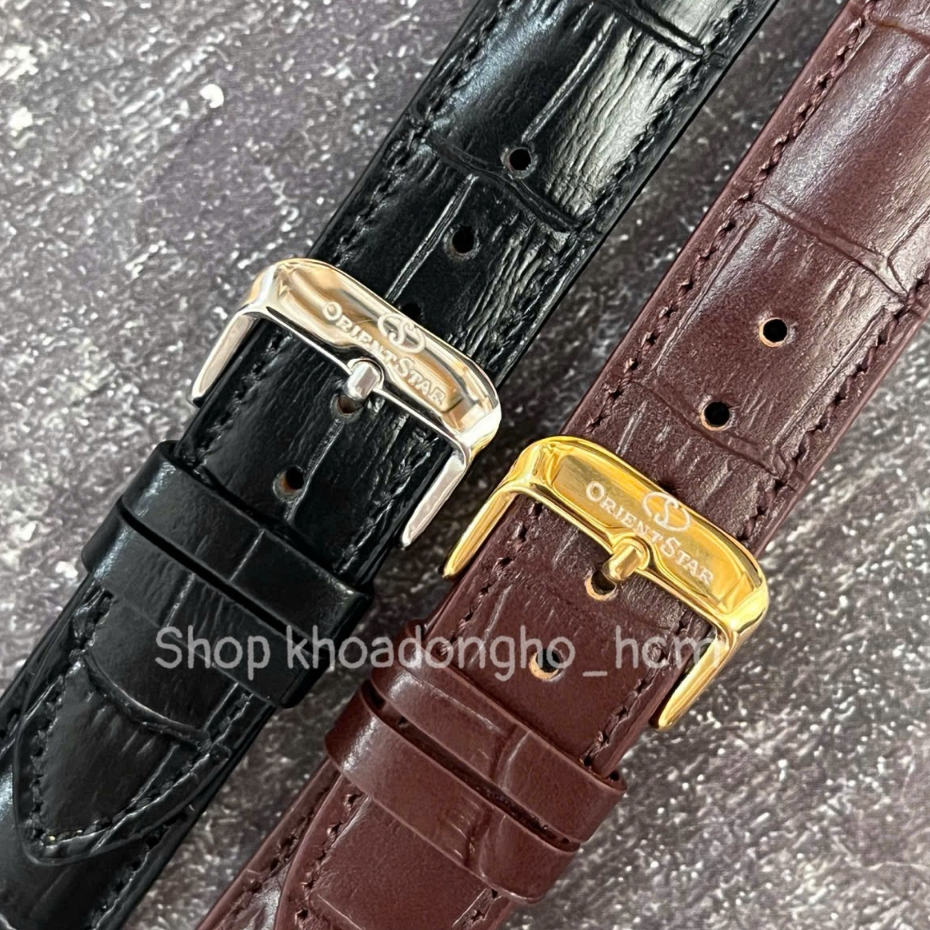 [ HỎA TỐC ] Dây Da Đồng Hồ Orient Star - Dây Da Bò 100% Đủ Size Nam Nữ Tặng Kèm Dụng Cụ Thay Dây
