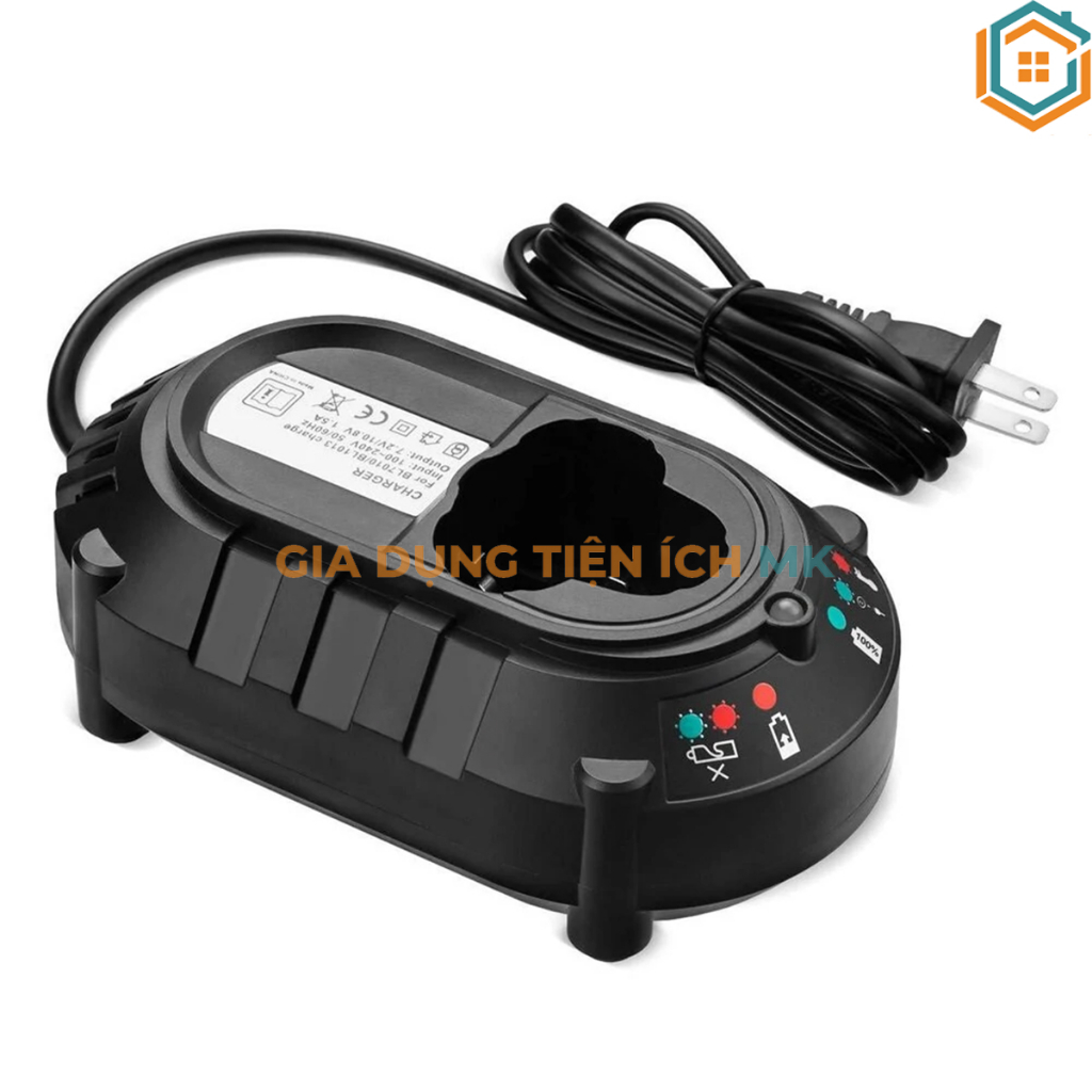 Sạc pin Makita 7.2V-10.8V DC10WA Li-ion nhận mạch zin