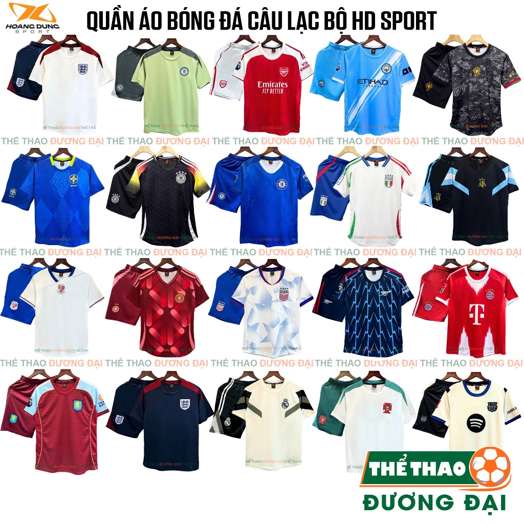 Quần Áo Bóng Đá Câu Lạc Bộ Đội Tuyển HOT 2026 Thun Mè Thoáng Khí Thể Thao Đương Đại