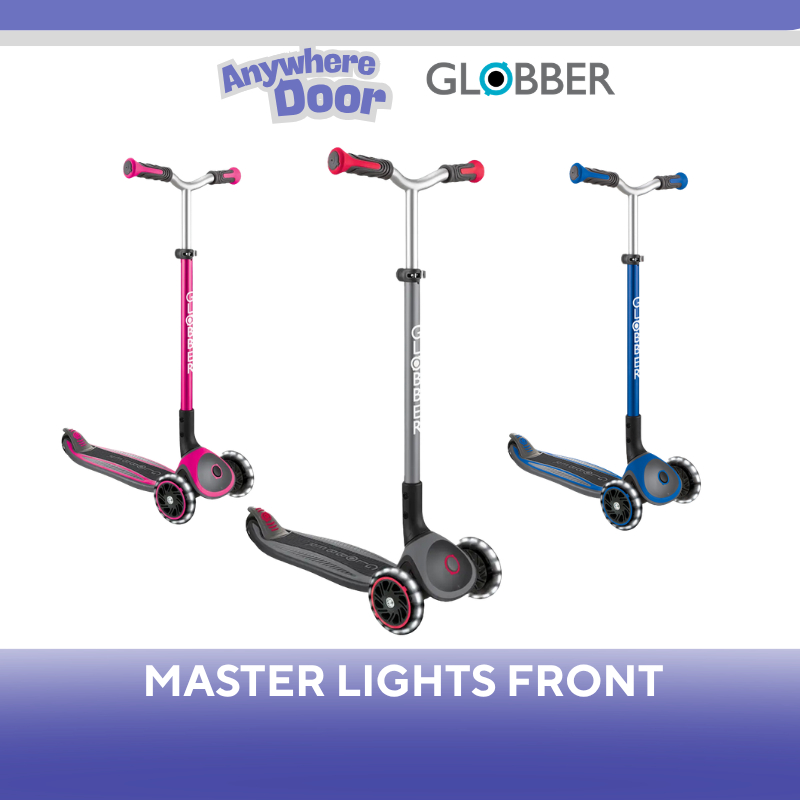 Xe Scooter 3 bánh Globber Master Lights Front từ 4 – 14 tuổi