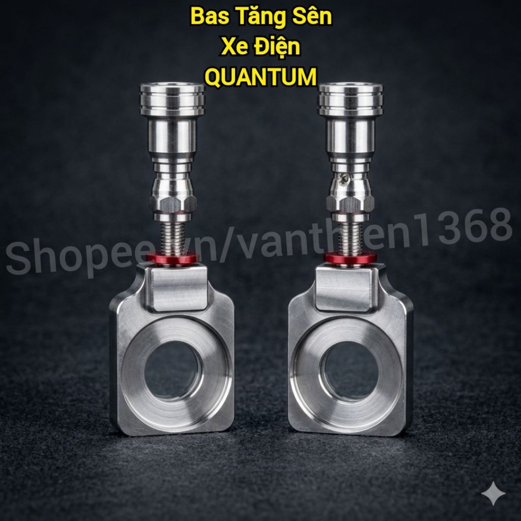 Bas Tăng Sên Xe Máy Điện QUANTUM Datbike Inox 304 CNC 1 Cặp