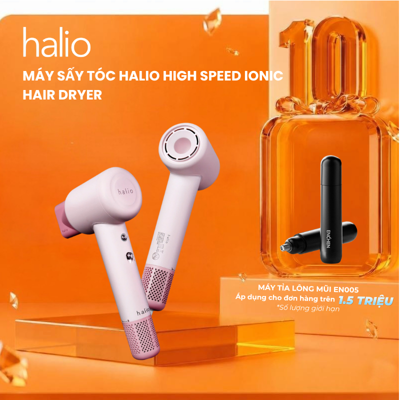 Máy Sấy Tóc Halio High Speed Ionic Hair Dryer