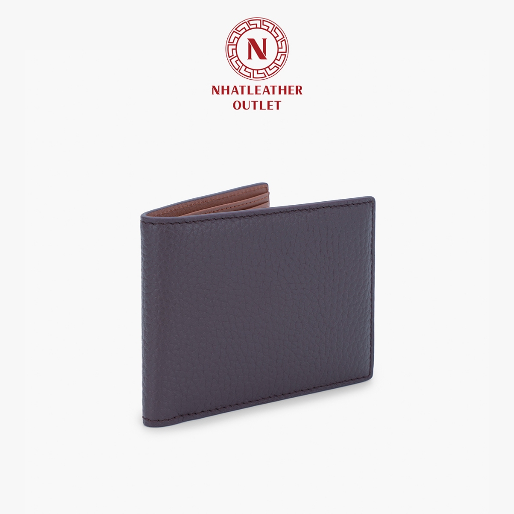Ví da gập đôi NHATLEATHER - Ví da nam nhỏ gọn tiện lợi - NVN-071