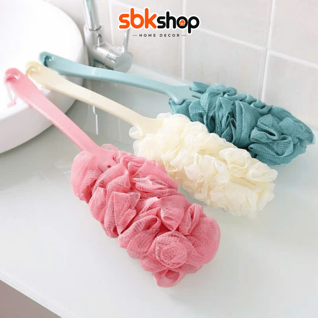 BÔNG TẮM CÁN DÀI CỌ LƯNG SIÊU SẠCH