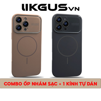 Ốp Lưng Chống Bẩn, Chống Sốc, Hỗ Trợ Sạc Không Dây Chính Hãng BIG Dùng Cho 13 Đến 17Promax