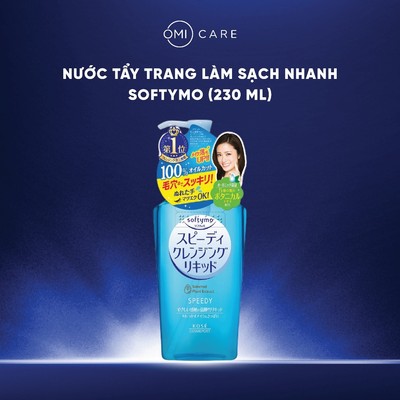 [KOL x Omicare] Nước Tẩy Trang Làm Sạch Nhanh Kose Softymo Speedy Cleansing Liquid 230ml