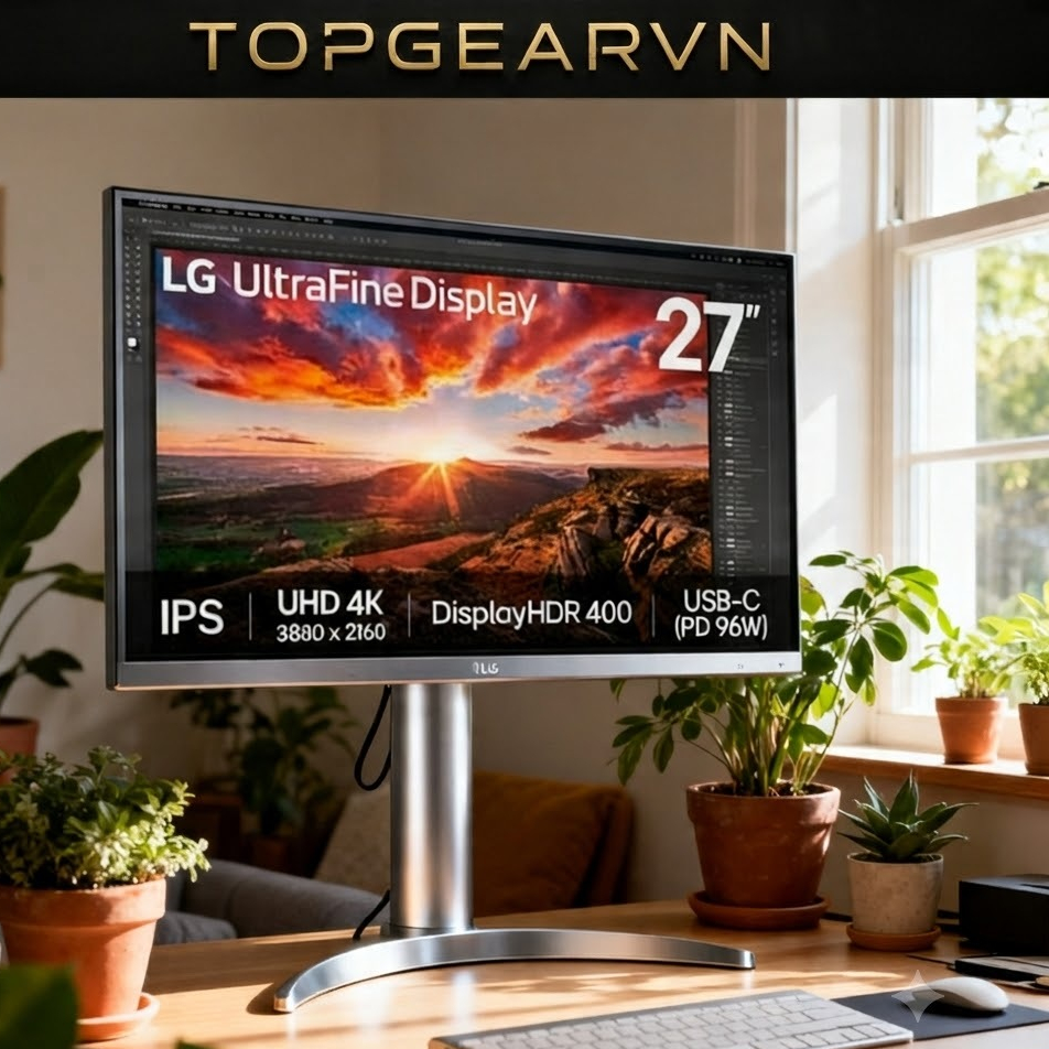 [Freeship] Màn Hình LG 27UP850K-W 27″ UHD 4K IPS USB‑C 90W HDR10 Công Thái Học