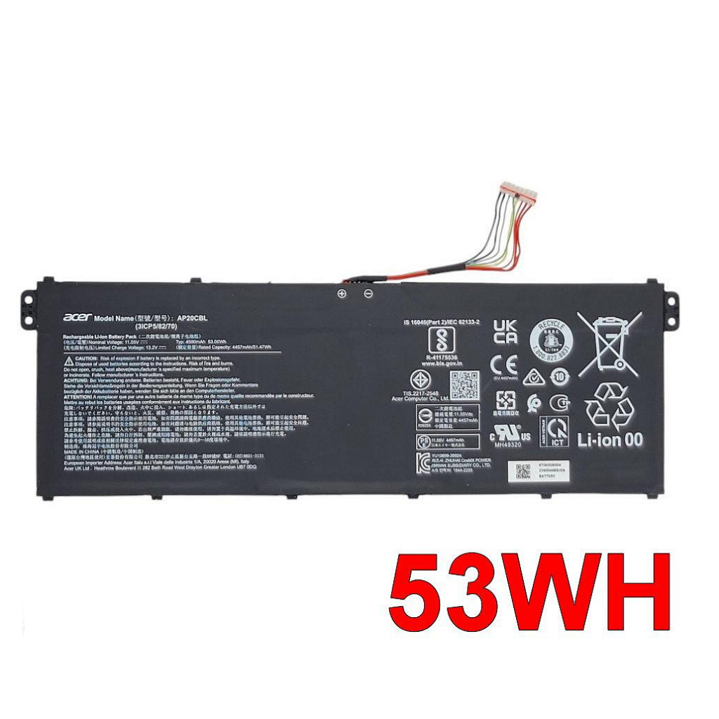 ⚡Pin laptop Acer Aspire 5 A514-56 A515-45 A515-46 A515-56 A515-58GM N22Q25,Aspire 7 A715-43 A715-51G