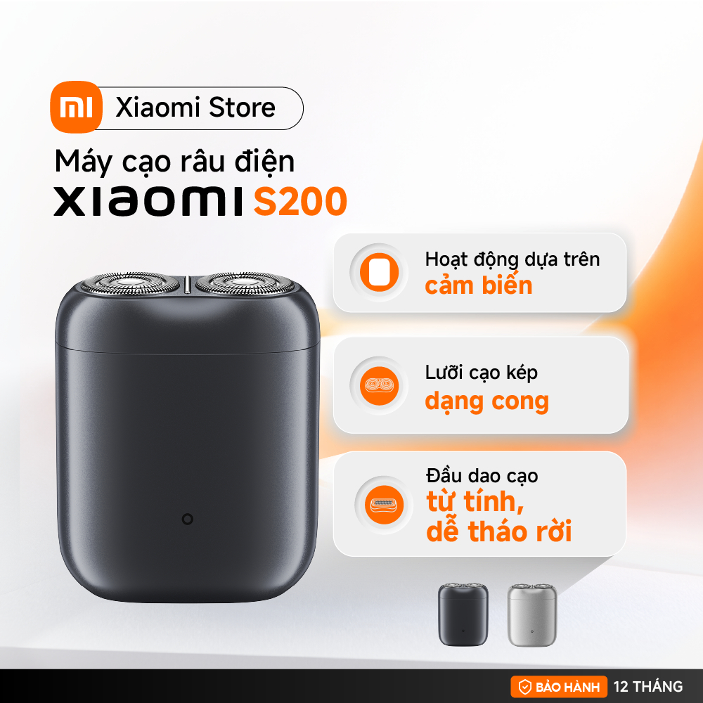 Xiaomi Máy cạo râu S200  | Nhỏ gọn | Linh hoạt - Hàng chính hãng - BH 12 tháng
