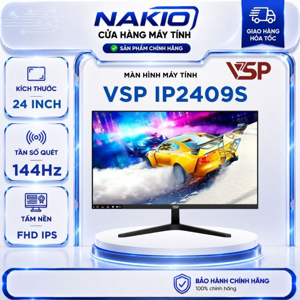 Màn hình VSP IP2409S (24 inch/FHD/IPS/144HZ/1ms)
