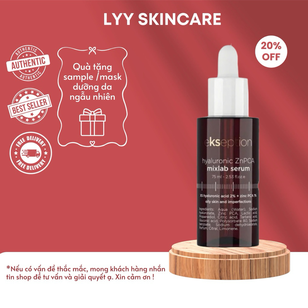 Serum Ekseption Hyaluronic NIACIN Mixlab Serum 75ml