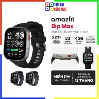 Đồng hồ thông minh Amazfit Bip Max pin trâu đo sức khỏe chính hãng - Bảo hành 12 tháng 1 đổi 1 trong 15 ngày