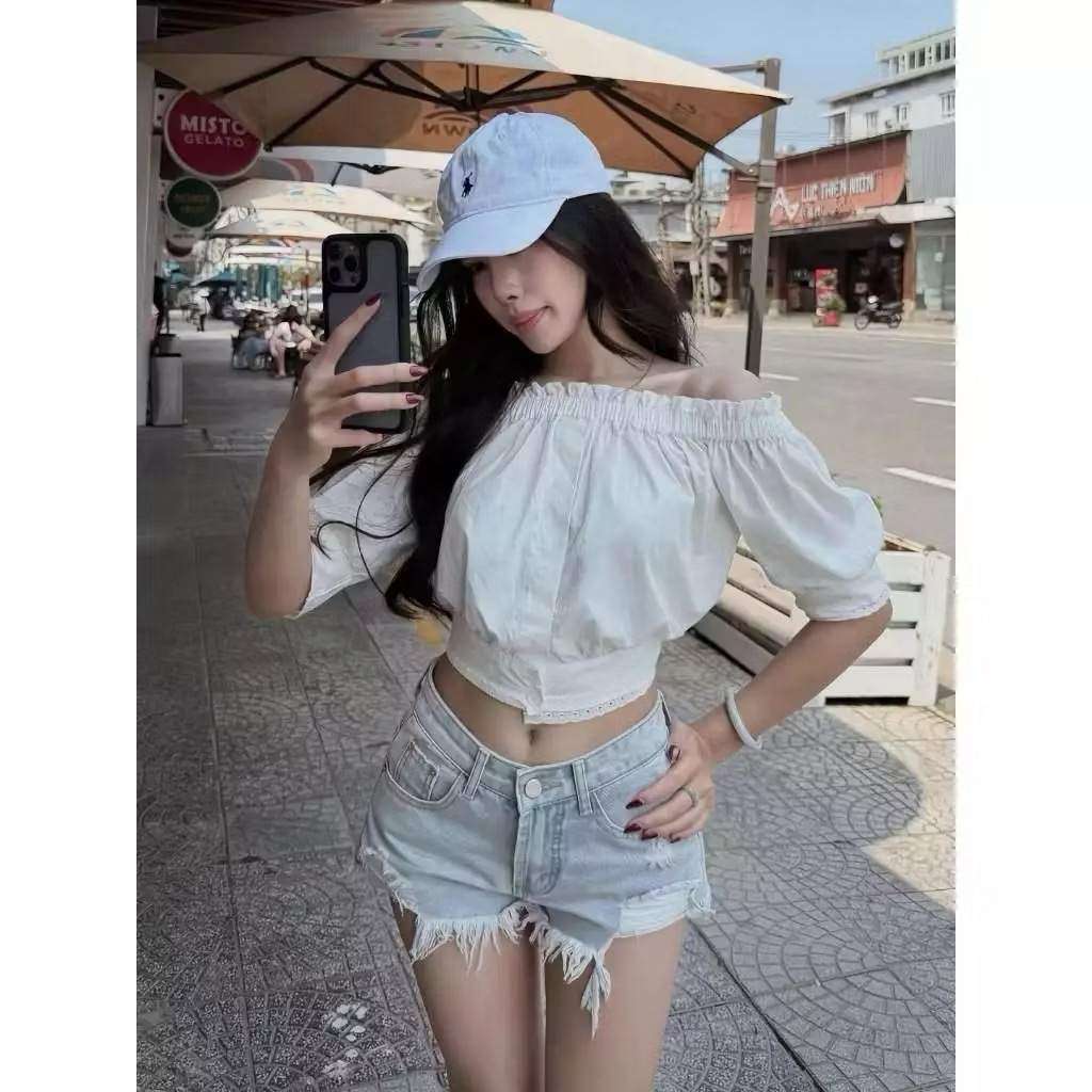 𝑮𝑨𝑽𝑨./𝑪𝑶́ 𝑺Ẵ𝑵-𝑺𝑨𝑳𝑬/ QUẦN SHORT DENIM RÁCH ÔM TÔN DÁNG SIU XINH HÓT TREND 2026 HÀNG QCCC. | BigBuy360 - bigbuy360.vn