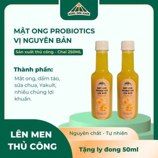Mật Ong Probiotics Nguyên Bản - Nông Dân Khoẻ - Mật ong hoa bạc hà lên men thủ công