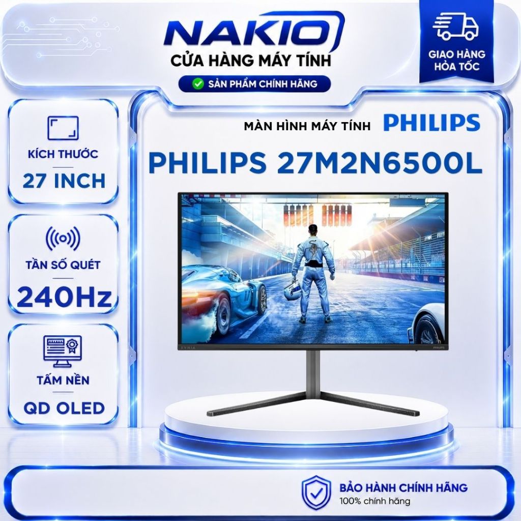 Màn hình QD-OLED Philips 27M2N6500L (26.5 inch/QHD/QD-OLED/240Hz/0.03ms)